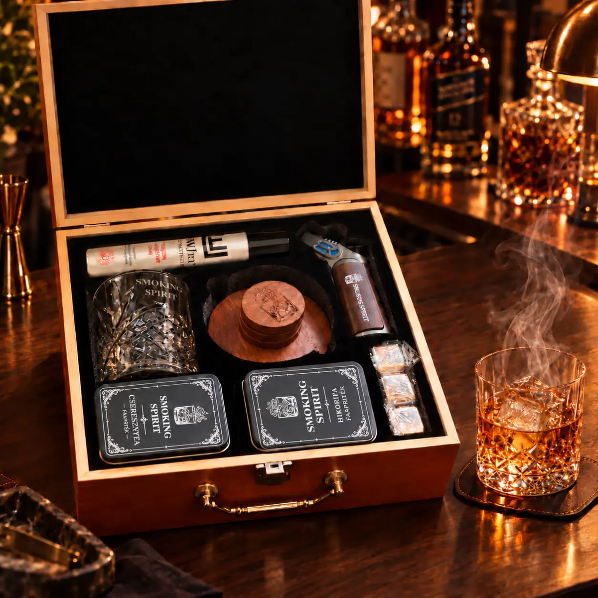 Komplet za dimljenje whiskeyja